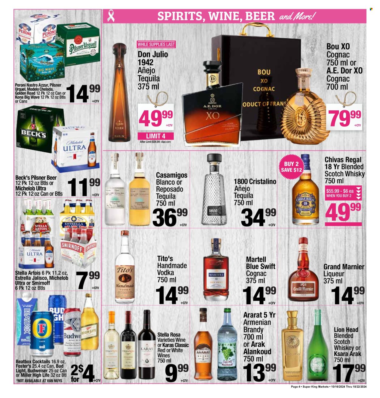 Super King Markets ad - 10/16/2024 - 10/22/2024. Page 4