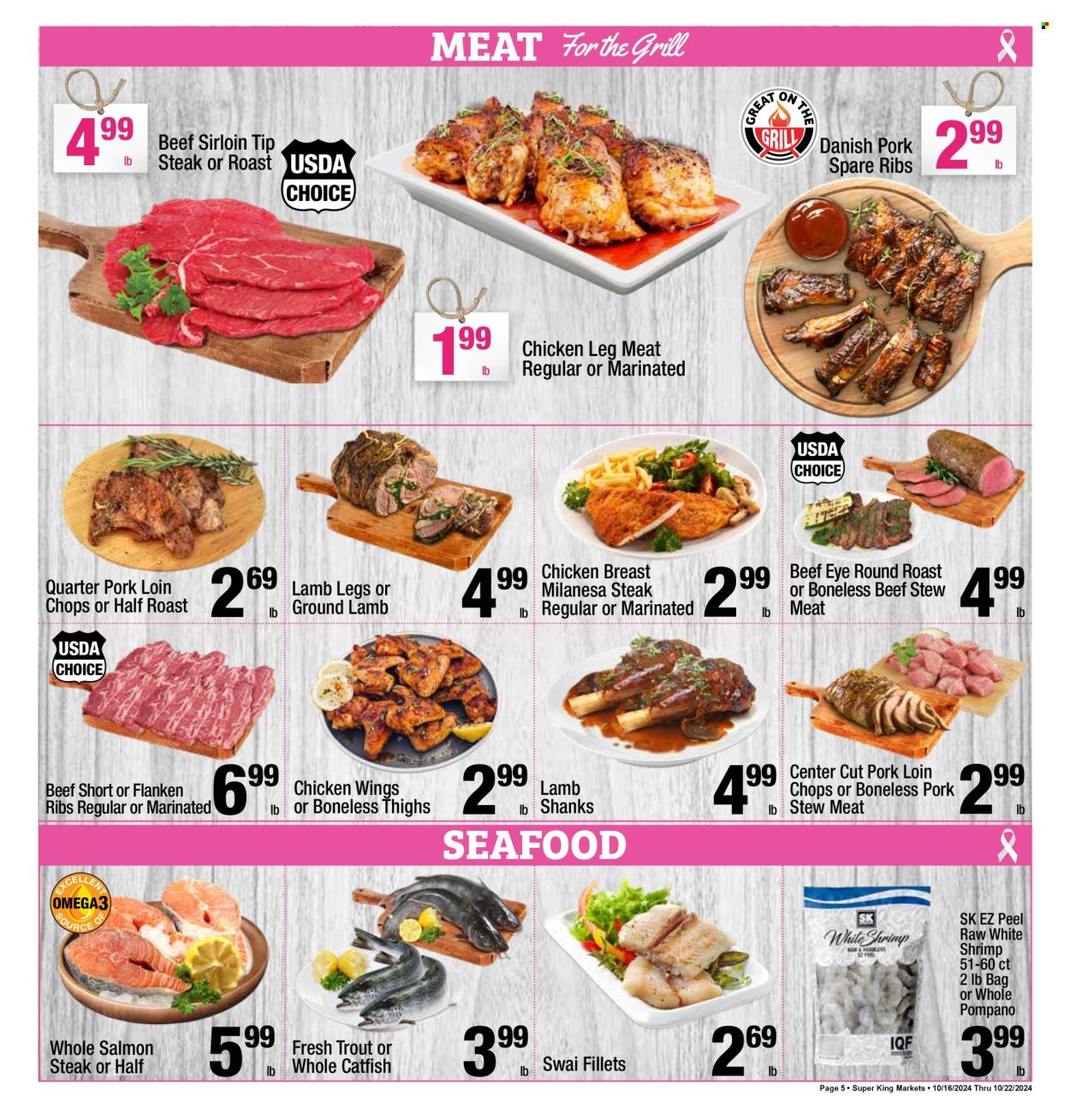 Super King Markets ad - 10/16/2024 - 10/22/2024. Page 5