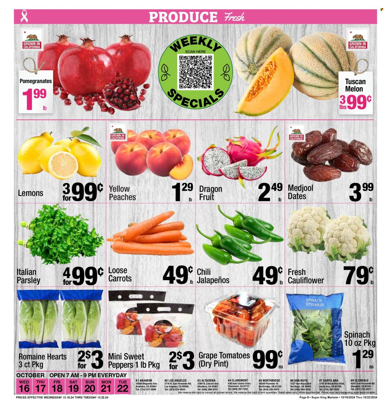 Super King Markets ad - 10/16/2024 - 10/22/2024. Page 8