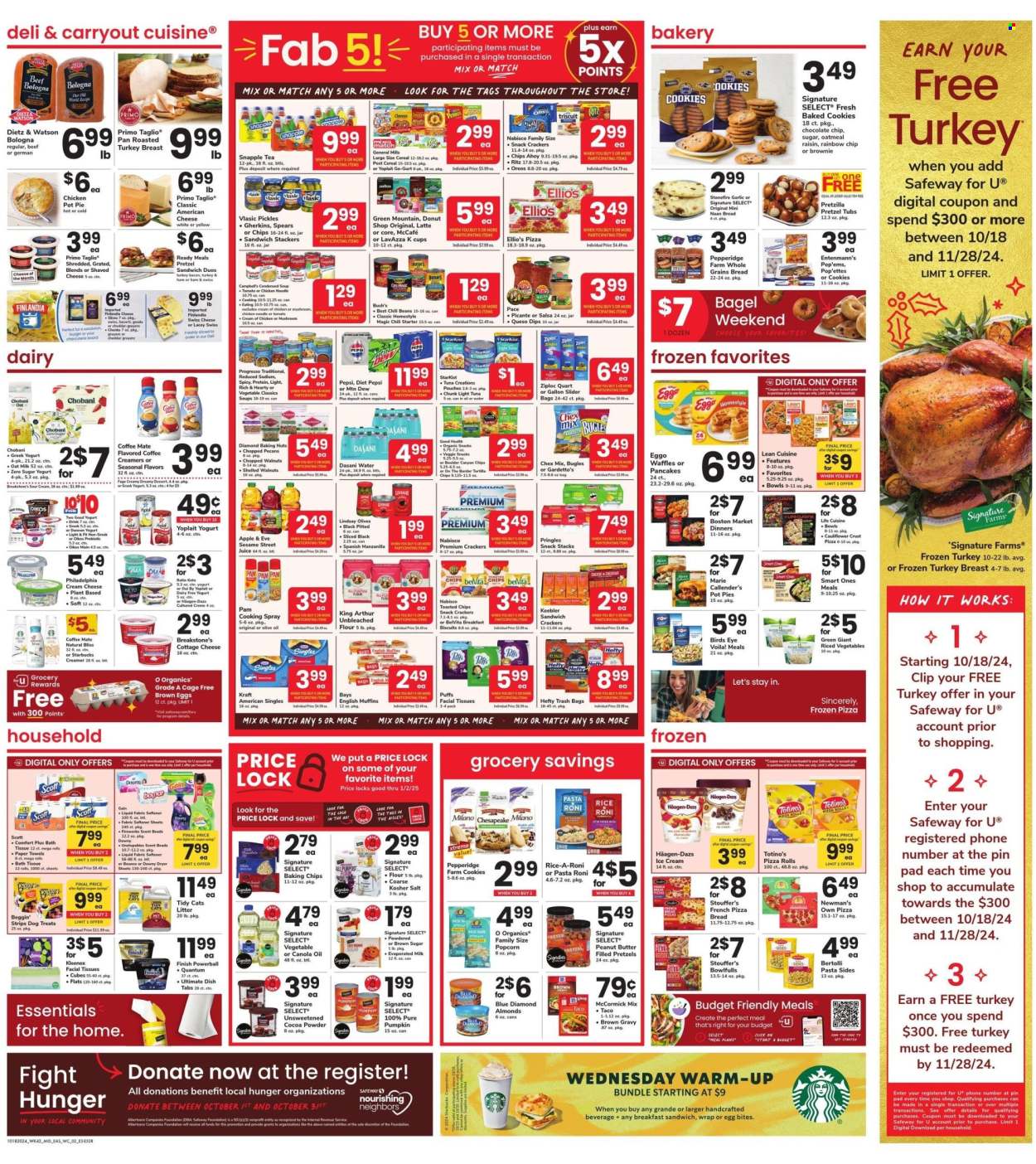 Safeway ad - 10/18/2024 - 10/24/2024. Page 2