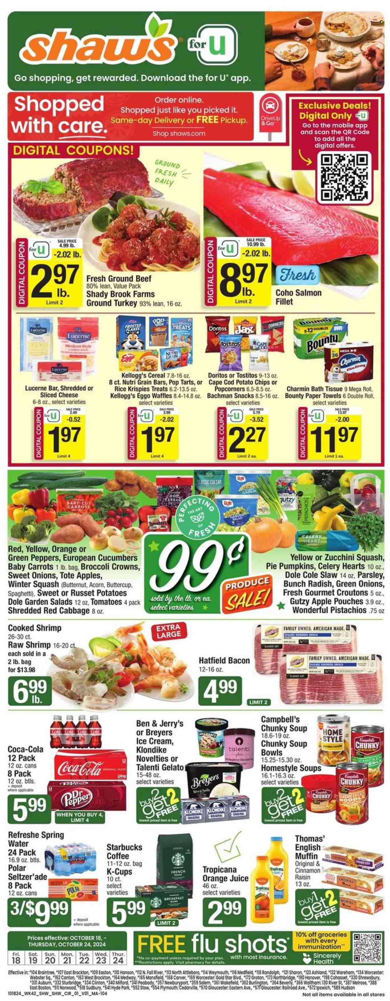 Shaw’s ad - 10/18/2024 - 10/24/2024. Page 1