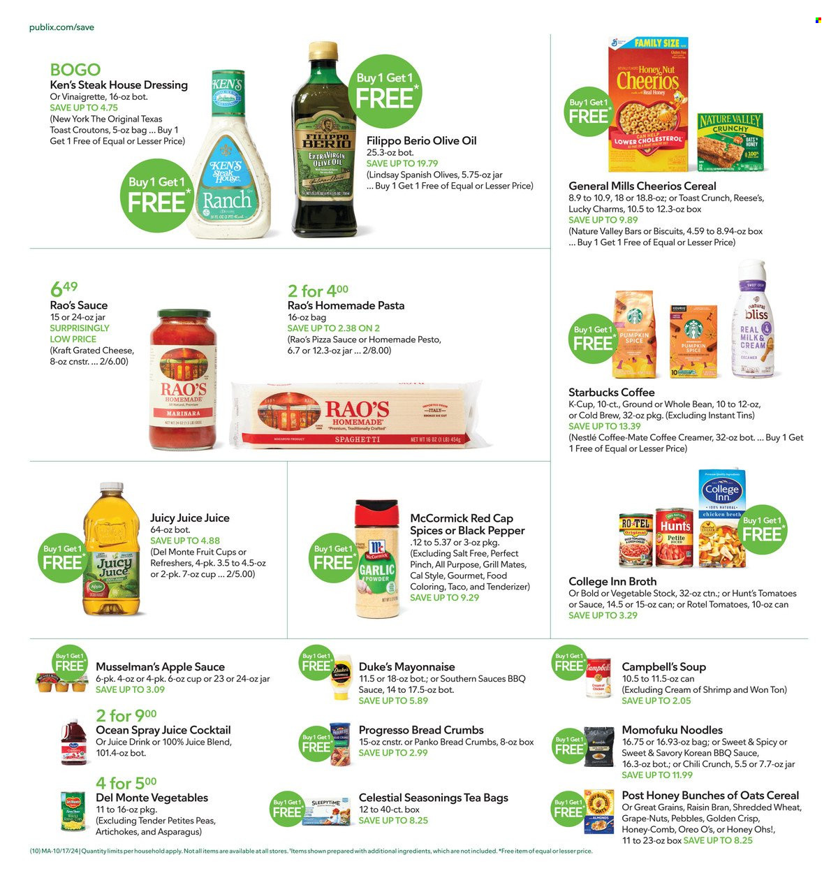 Publix ad - 10/17/2024 - 10/23/2024. Page 10