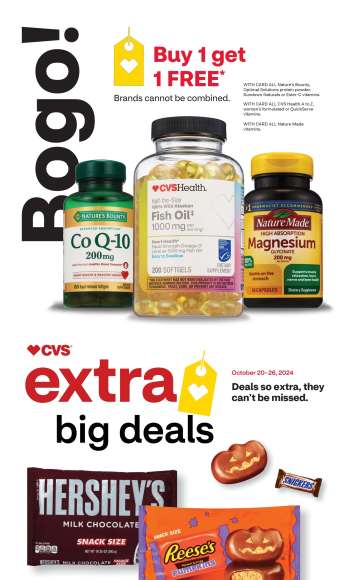 CVS Pharmacy Flyer - 10/20/2024 - 10/26/2024.