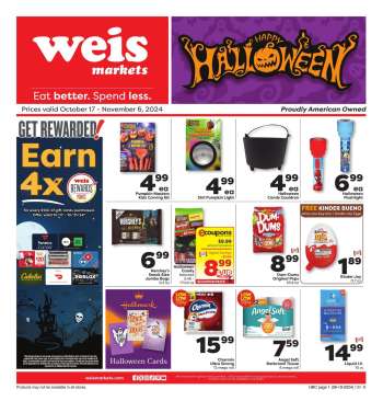 Weis Flyer - 10/17/2024 - 11/06/2024.