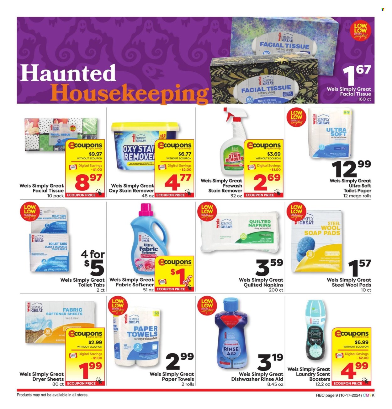 Weis ad - 10/17/2024 - 11/06/2024. Page 9
