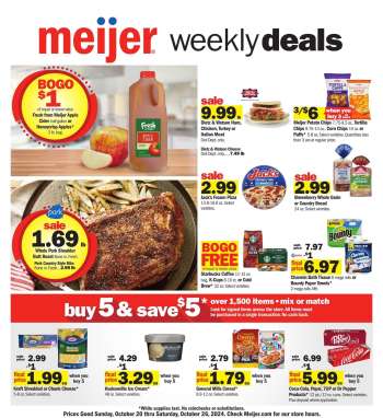 Meijer Flyer - 10/20/2024 - 10/26/2024.
