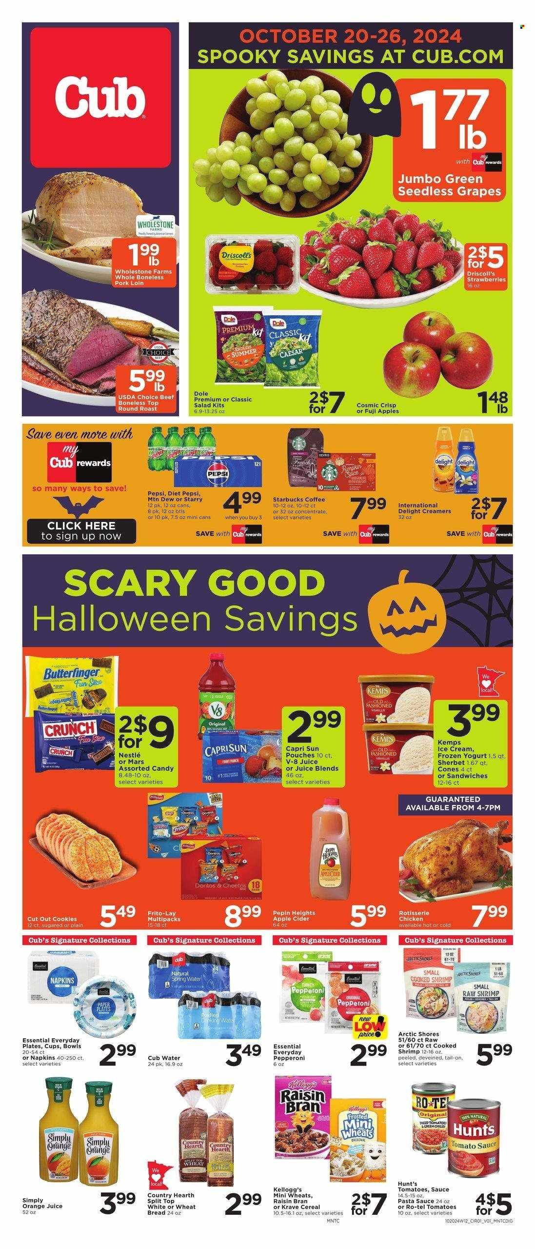 Cub Foods ad - 10/20/2024 - 10/26/2024. Page 1
