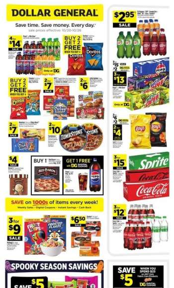 Dollar General Flyer - 10/20/2024 - 10/26/2024.