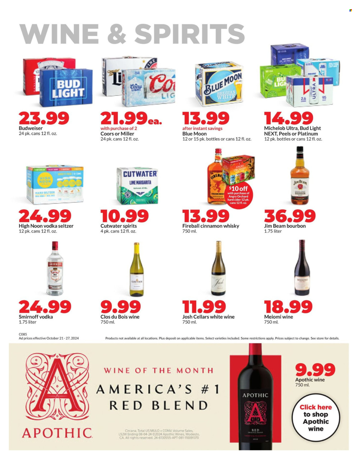 Hy-Vee ad - 10/21/2024 - 10/27/2024. Page 20