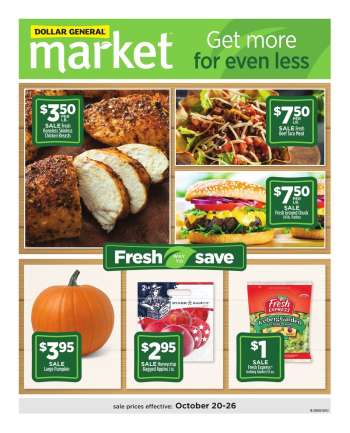 Dollar General Flyer - 10/20/2024 - 10/26/2024.