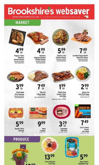 Brookshires Flyer - 10/23/2024 - 10/29/2024.