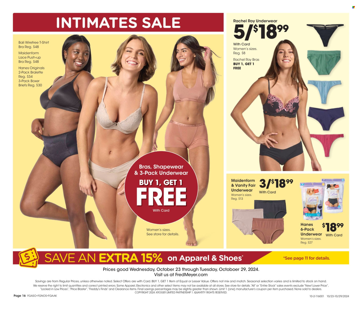 Fred Meyer ad - 10/23/2024 - 10/29/2024. Page 17