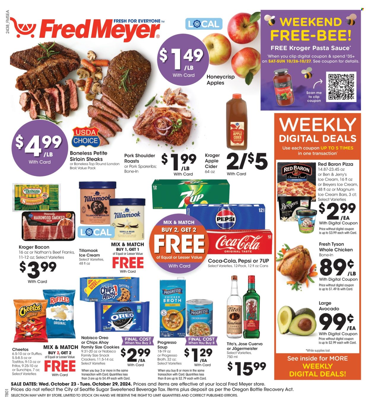 Fred Meyer ad - 10/23/2024 - 10/29/2024. Page 1
