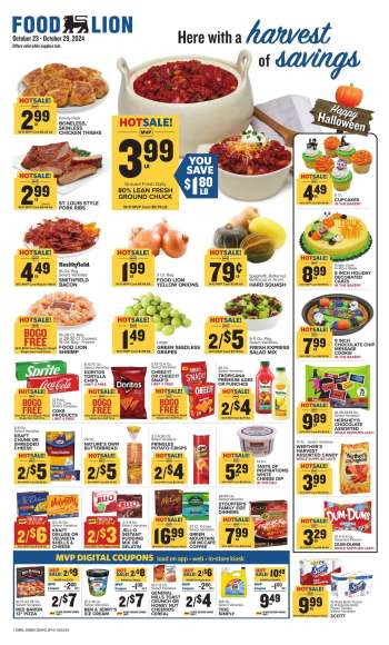 Food Lion Flyer - 10/23/2024 - 10/29/2024.