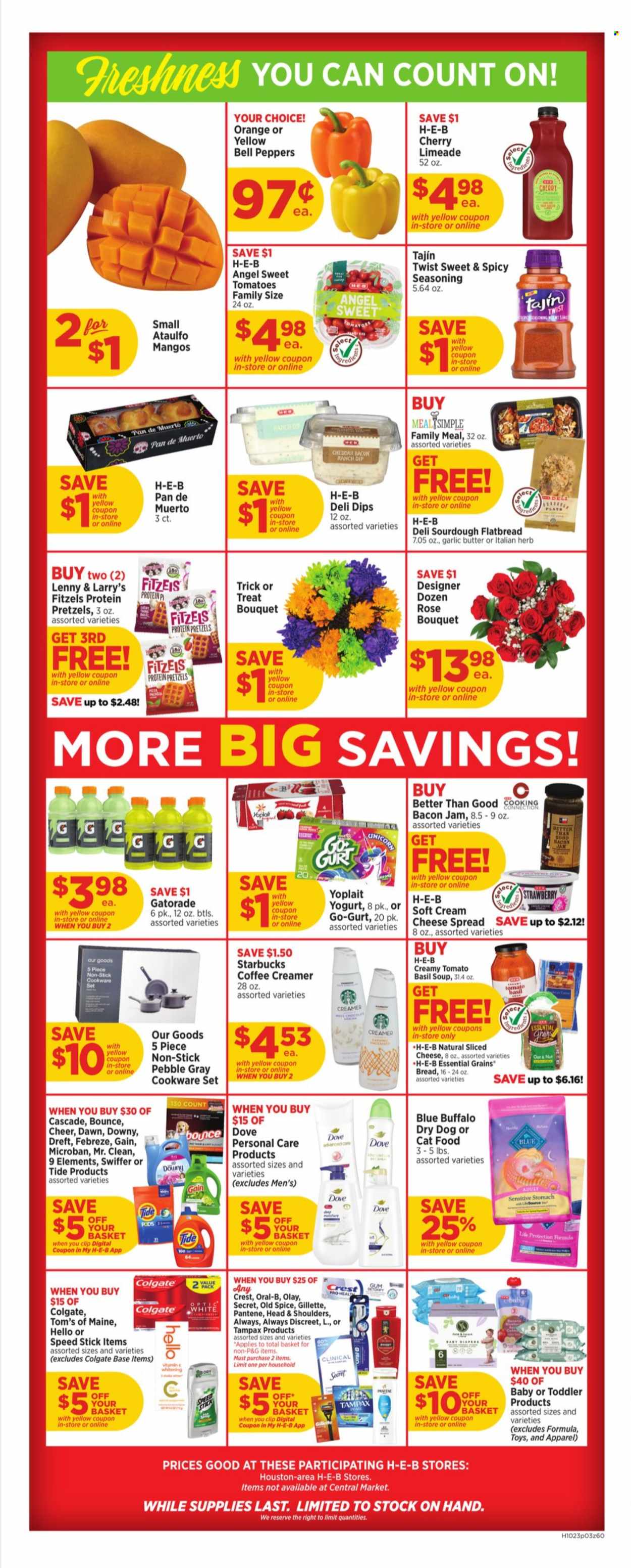H-E-B ad - 10/23/2024 - 10/29/2024. Page 3