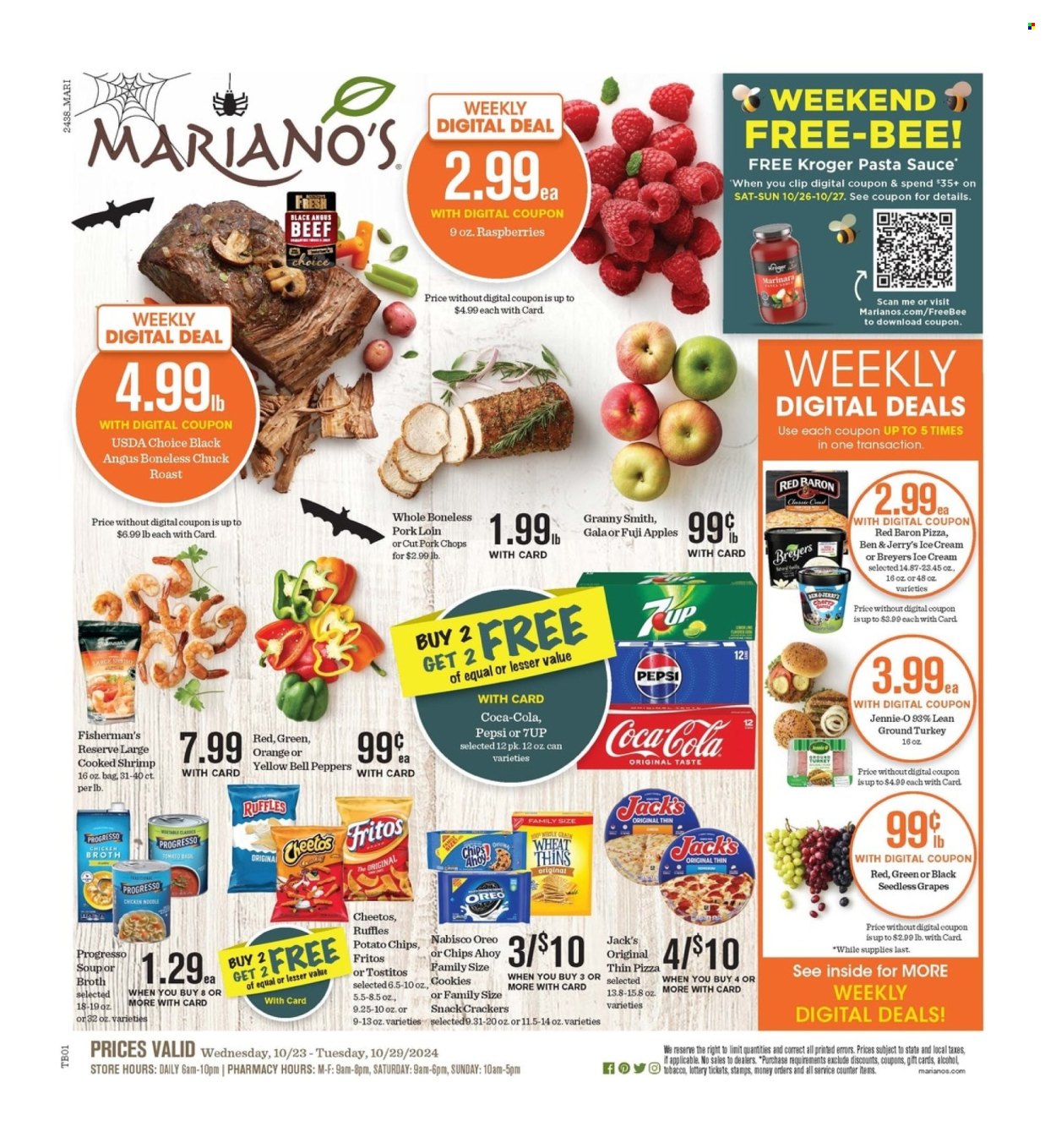 Mariano’s ad - 10/23/2024 - 10/29/2024. Page 1