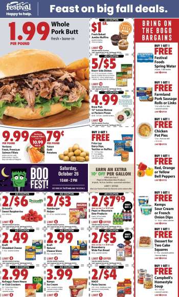 Festival Foods Flyer - 10/23/2024 - 10/29/2024.