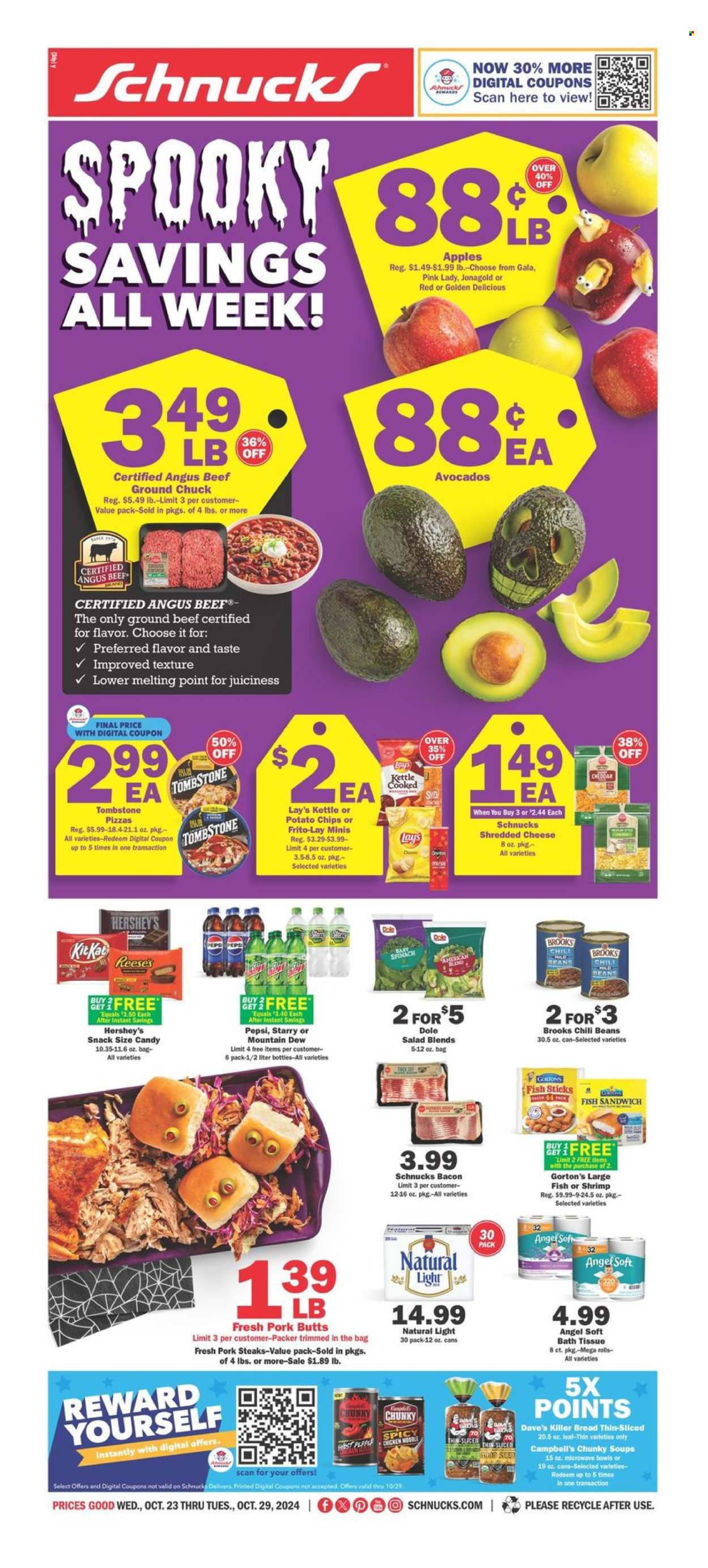 Schnucks ad - 10/23/2024 - 10/29/2024. Page 1