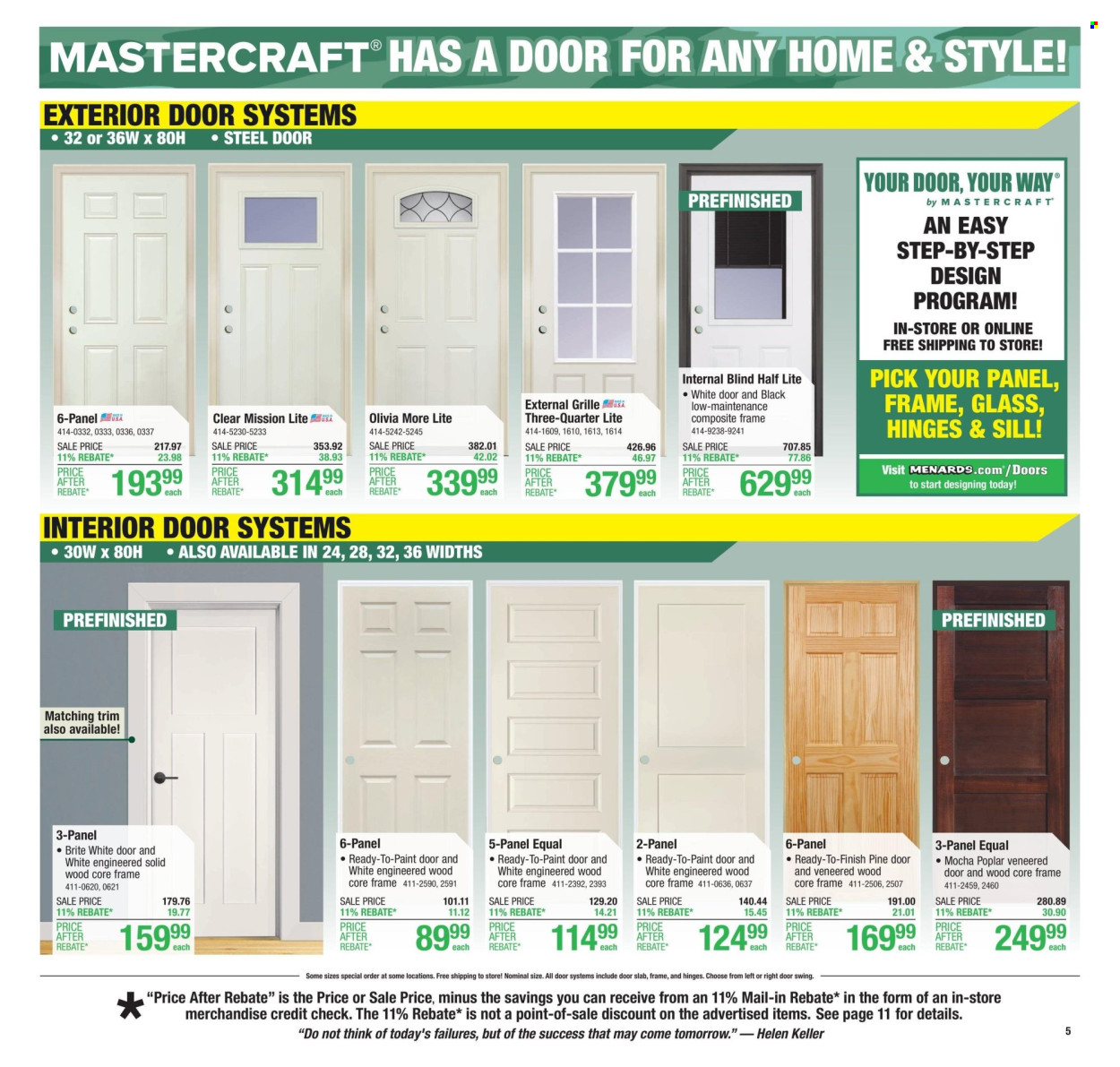 Menards ad - 10/24/2024 - 11/03/2024. Page 8