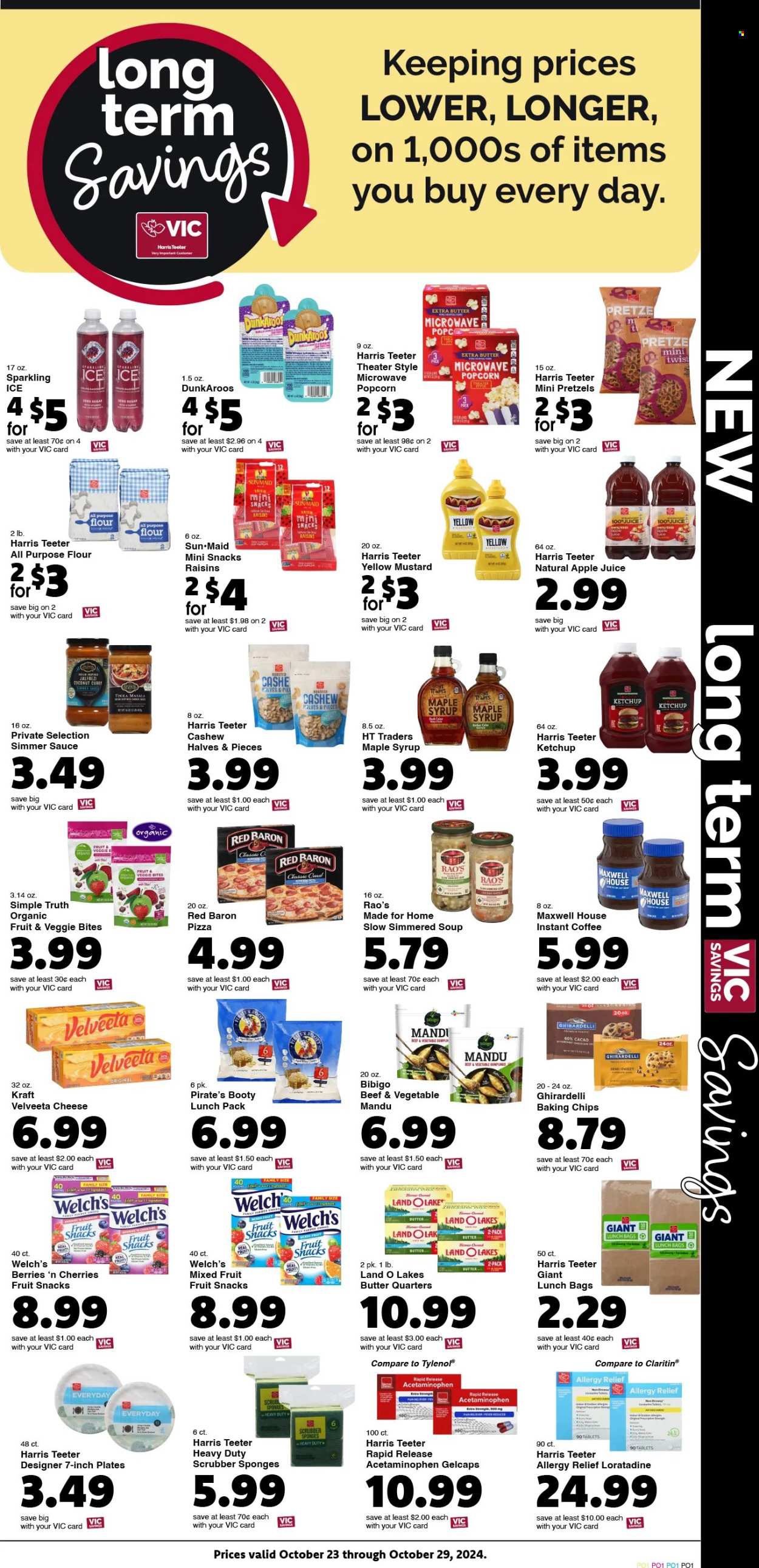 Harris Teeter ad - 10/23/2024 - 10/29/2024. Page 5