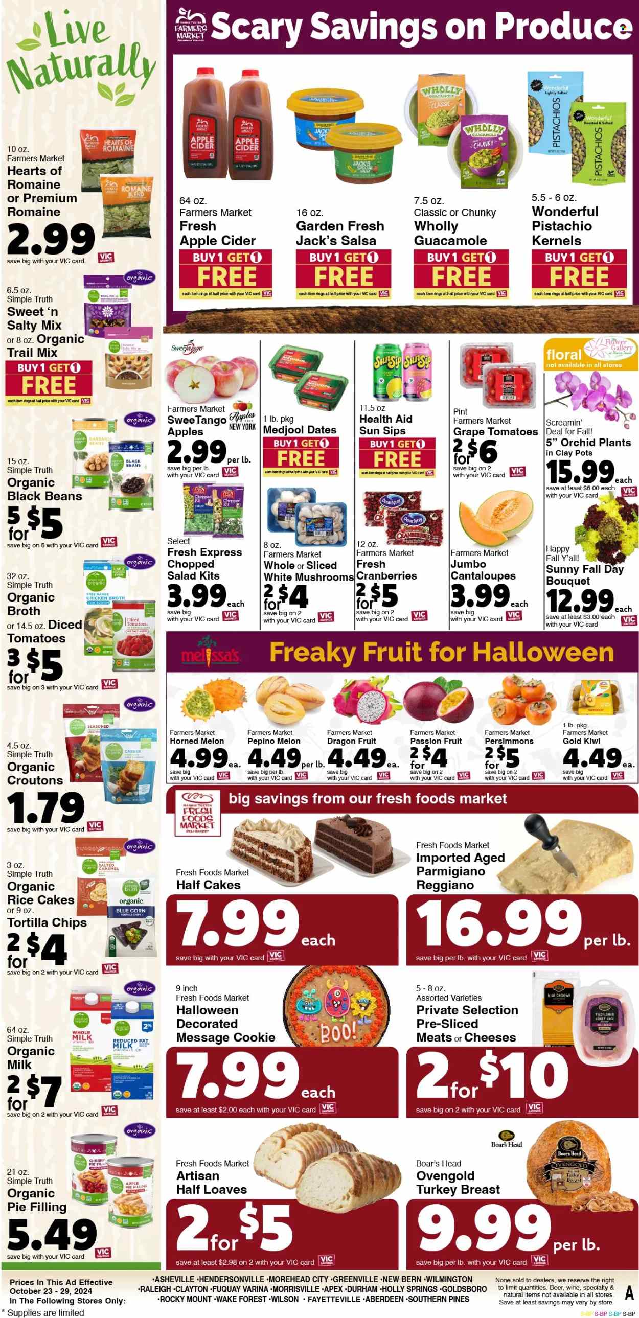 Harris Teeter ad - 10/23/2024 - 10/29/2024. Page 8