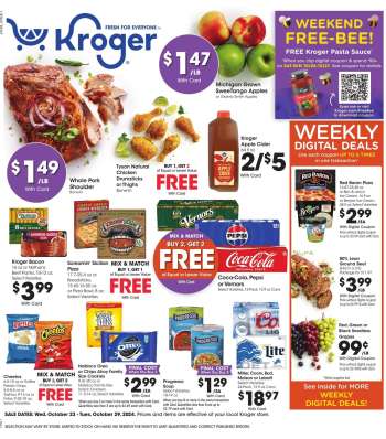 Kroger Flyer - 10/23/2024 - 10/29/2024.