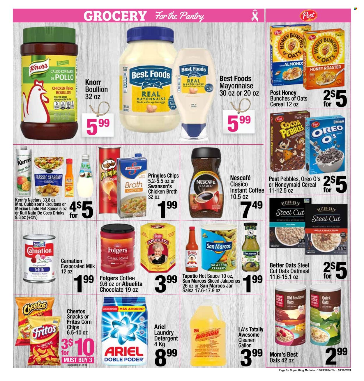 Super King Markets ad - 10/23/2024 - 10/29/2024. Page 3