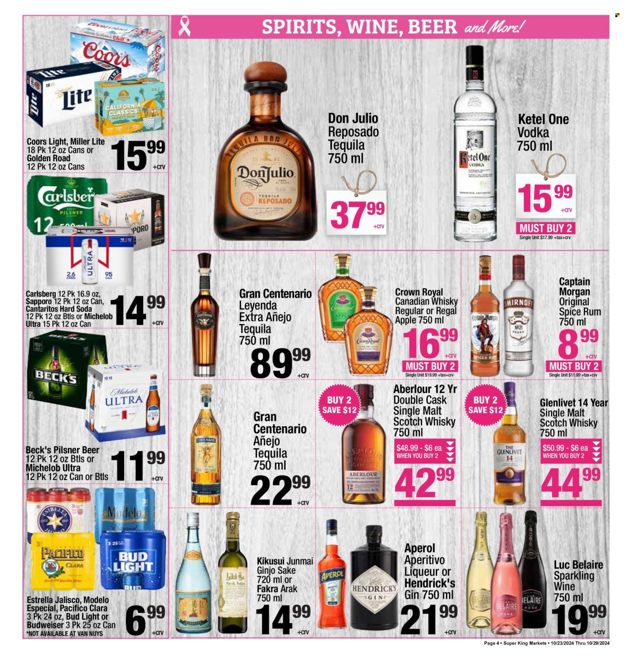 Super King Markets ad - 10/23/2024 - 10/29/2024. Page 4