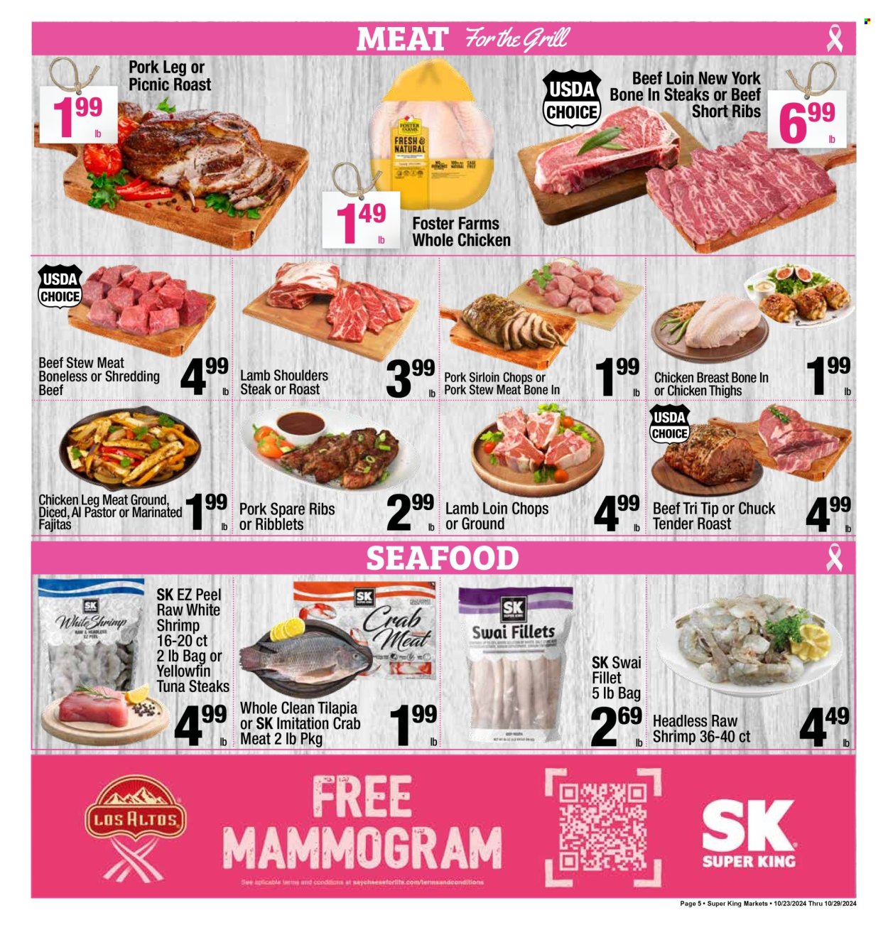 Super King Markets ad - 10/23/2024 - 10/29/2024. Page 5