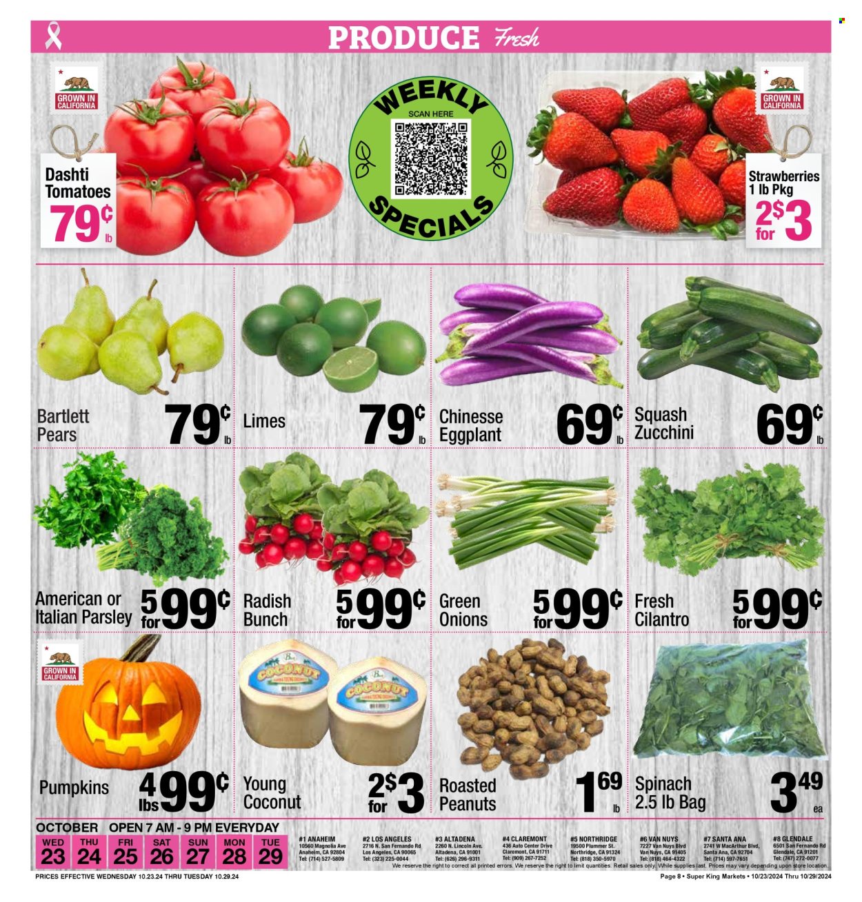 Super King Markets ad - 10/23/2024 - 10/29/2024. Page 8