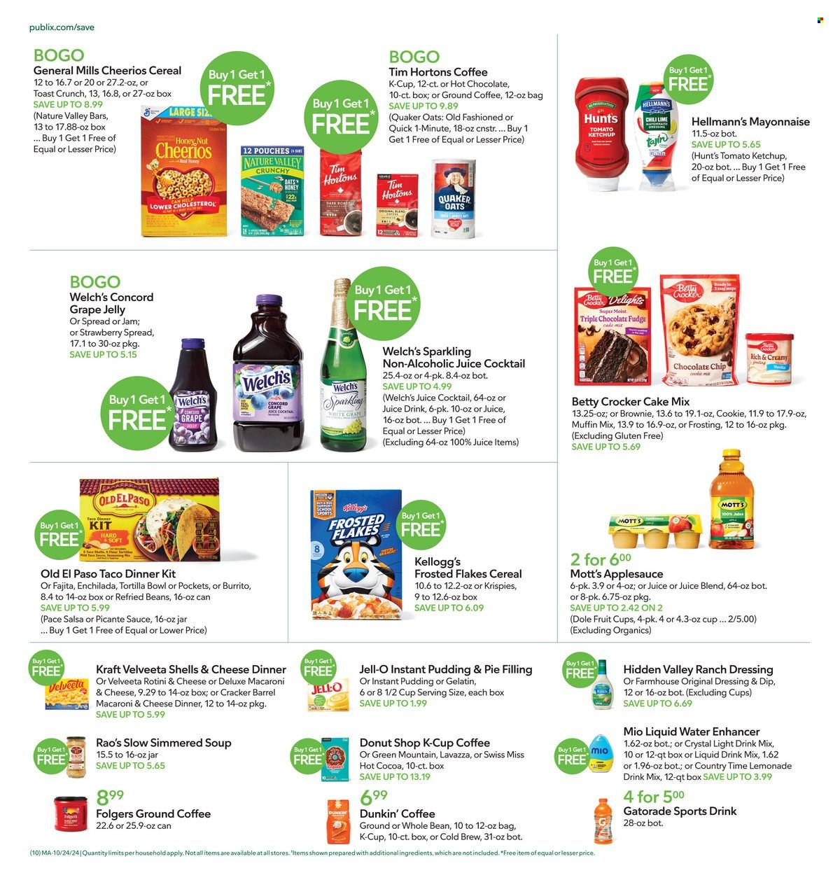 Publix ad - 10/24/2024 - 10/30/2024. Page 10