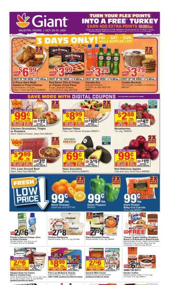 Giant Food Flyer - 10/25/2024 - 10/31/2024.