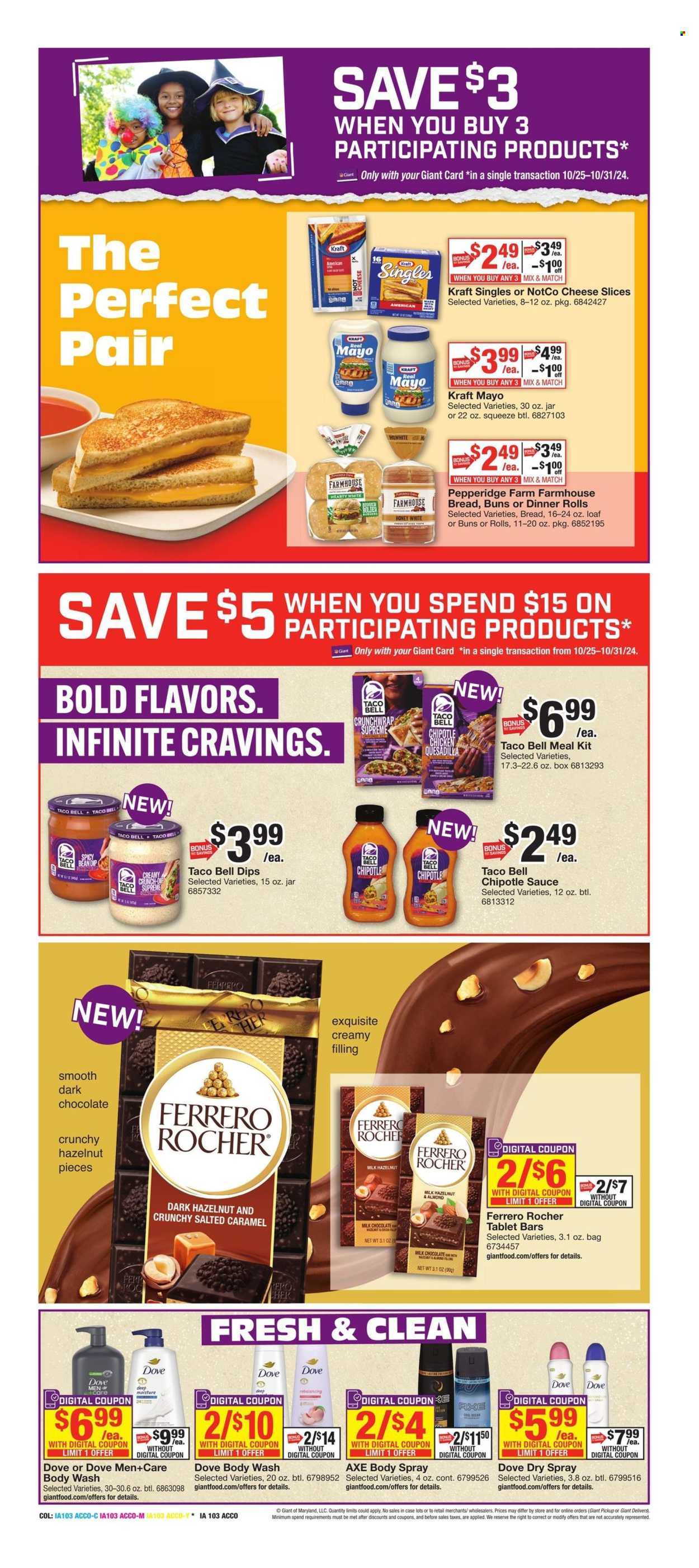 Giant Food ad - 10/25/2024 - 10/31/2024. Page 7