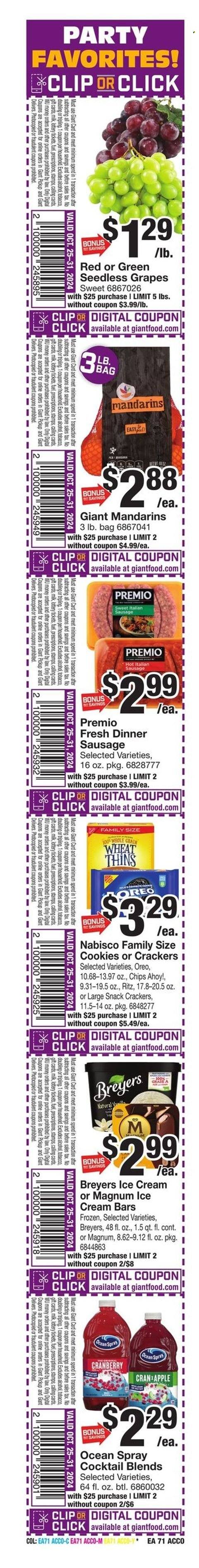 Giant Food ad - 10/25/2024 - 10/31/2024. Page 9