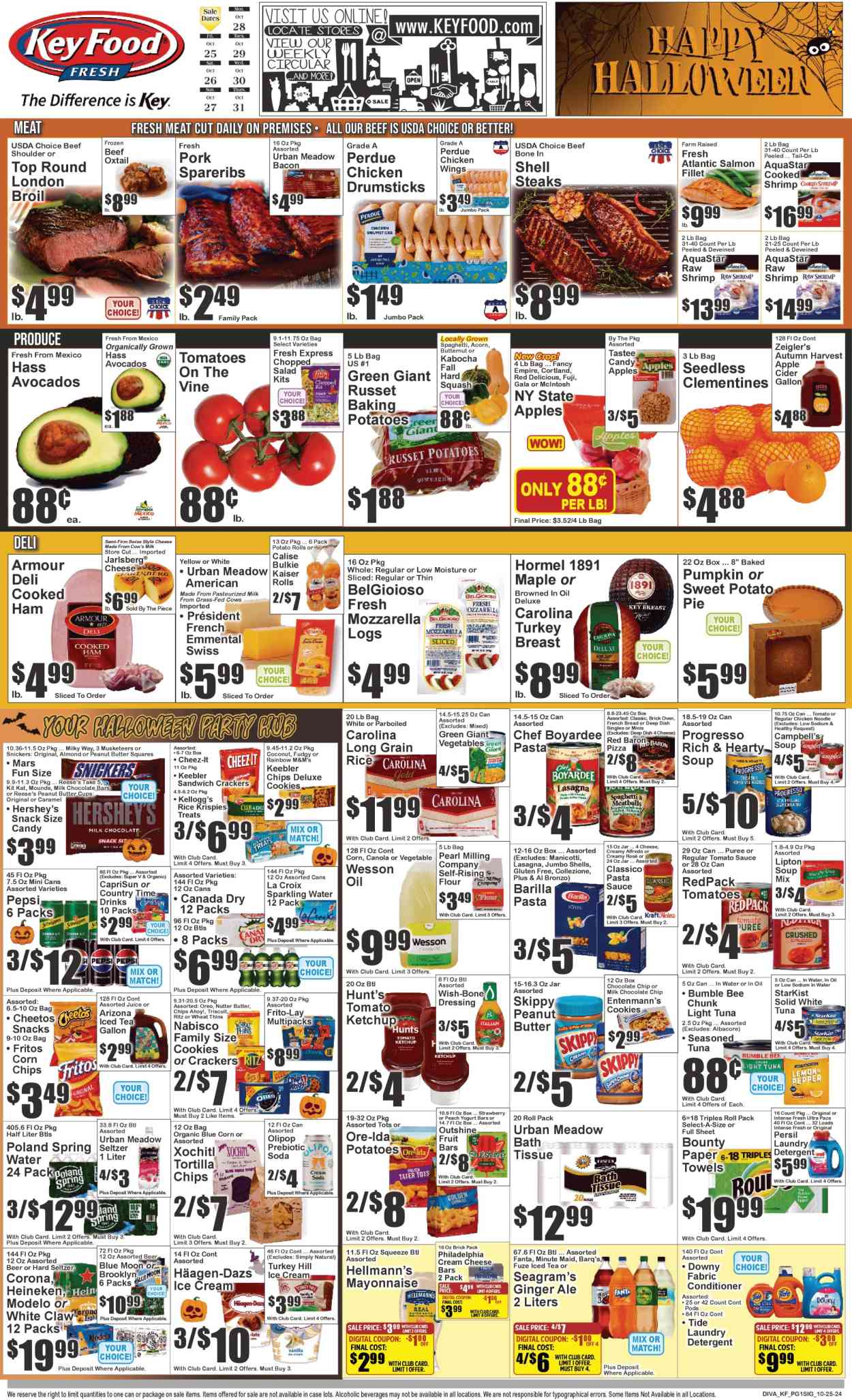 Key Food ad - 10/25/2024 - 10/31/2024. Page 1