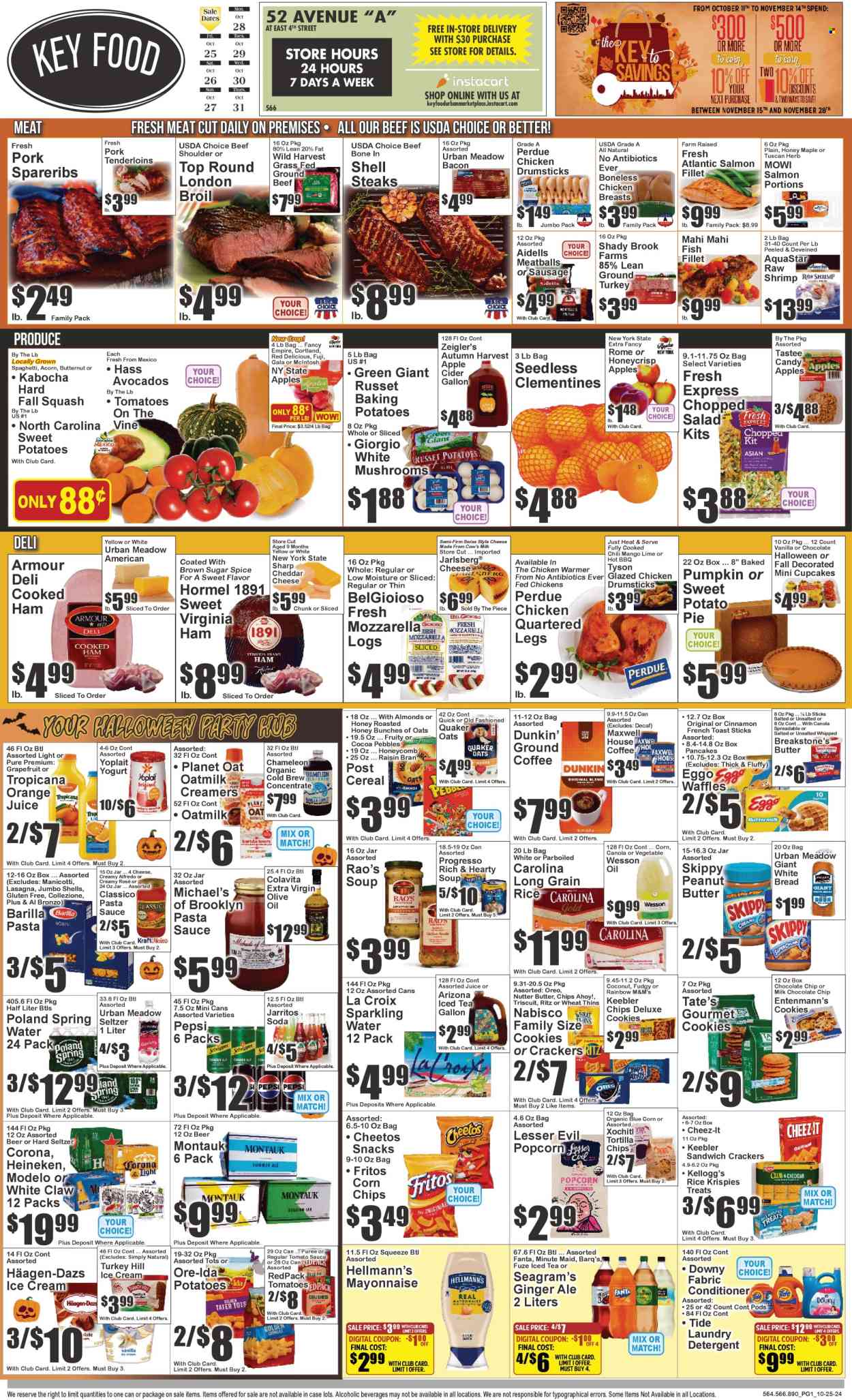 Key Food ad - 10/25/2024 - 10/31/2024. Page 1