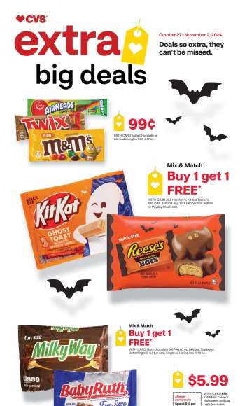 CVS Pharmacy Flyer - 10/27/2024 - 11/02/2024.