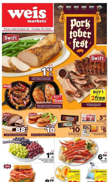 Weis Flyer - 10/24/2024 - 10/30/2024.