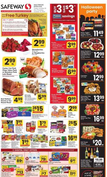 Safeway Flyer - 10/25/2024 - 10/31/2024.