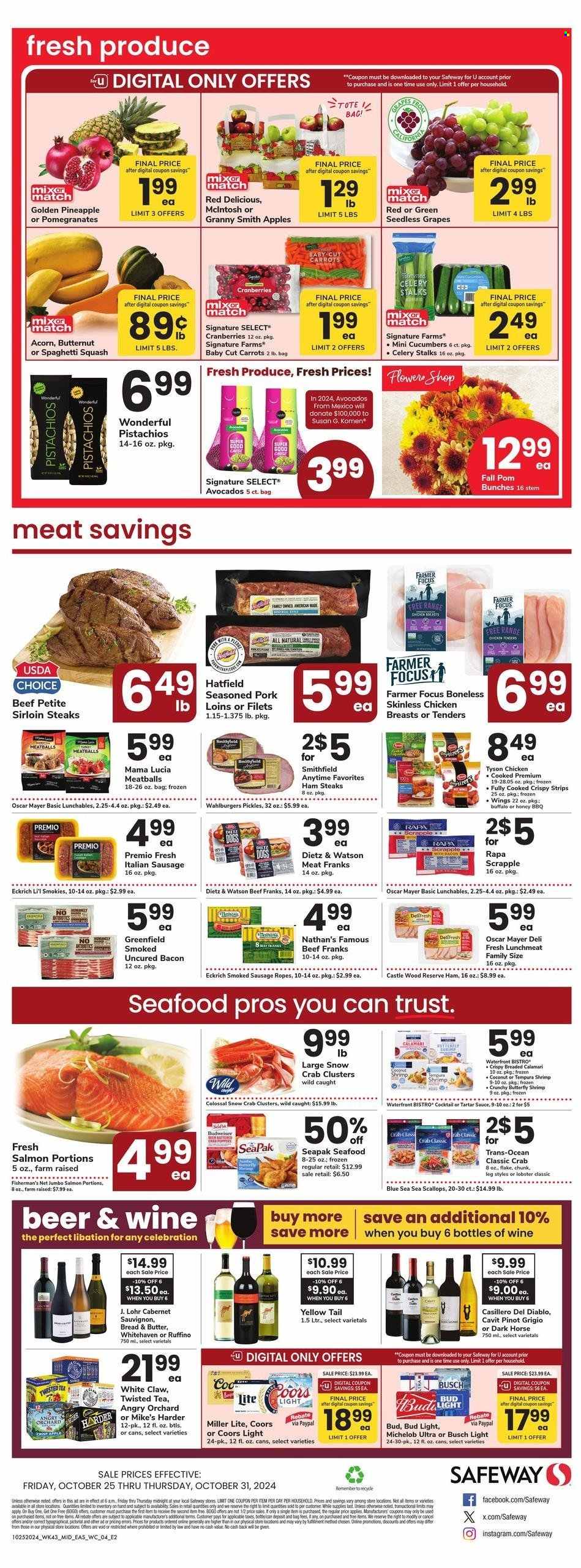 Safeway ad - 10/25/2024 - 10/31/2024. Page 3