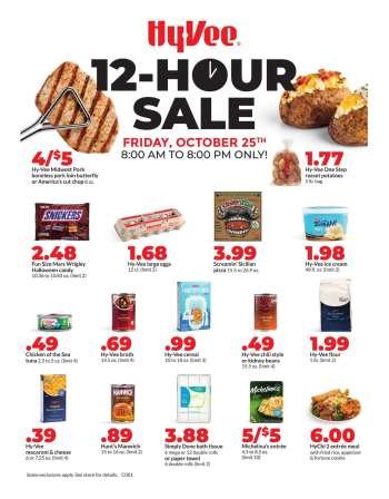 Hy-Vee Flyer - 10/25/2024 - 10/25/2024.