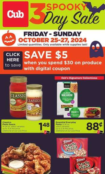 Cub Foods Flyer - 10/25/2024 - 10/27/2024.