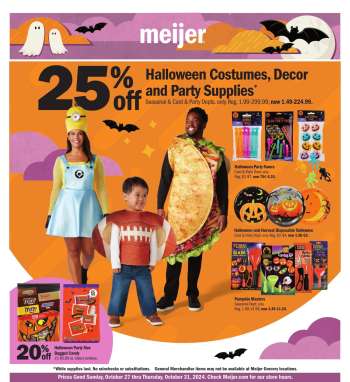 Meijer Flyer - 10/27/2024 - 10/31/2024.