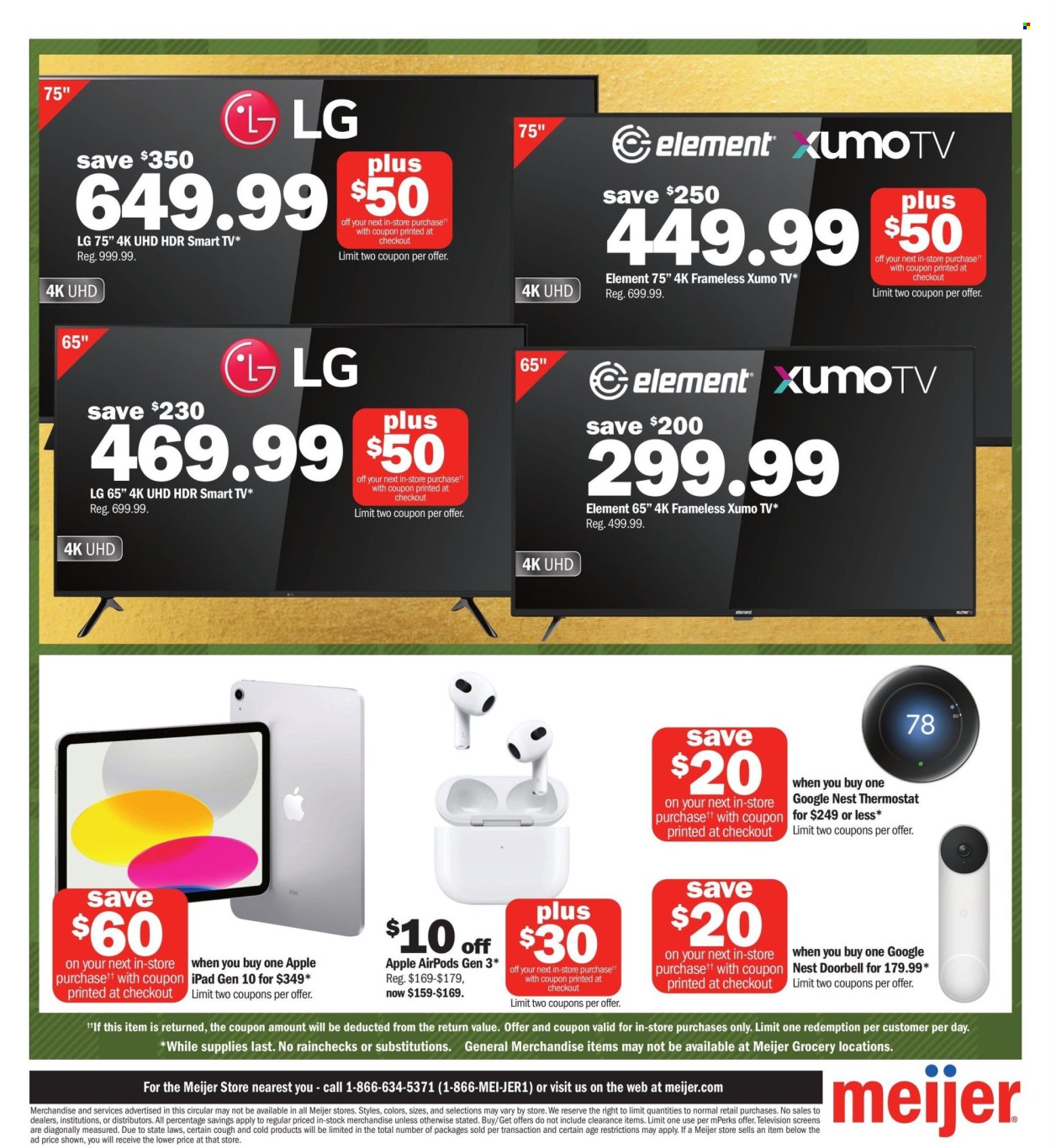 Meijer ad - 10/27/2024 - 10/31/2024. Page 10