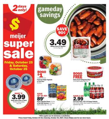Meijer Flyer - 10/25/2024 - 10/26/2024.