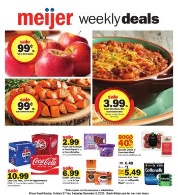 Meijer Flyer - 10/27/2024 - 11/02/2024.