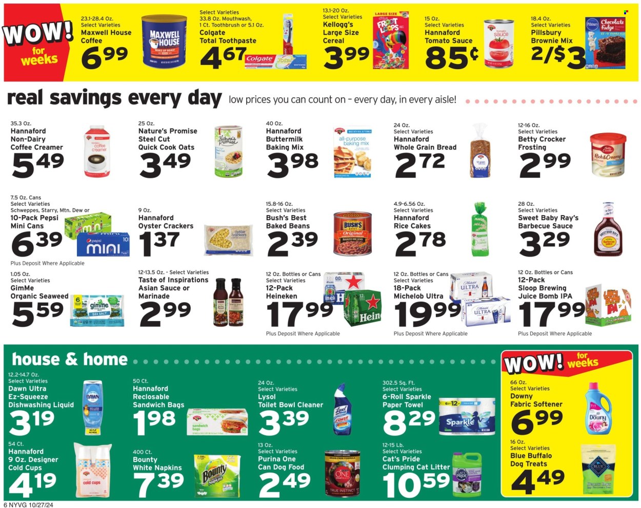 Hannaford ad - 10/27/2024 - 11/02/2024. Page 6
