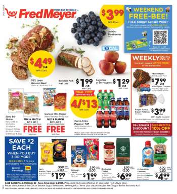Fred Meyer Flyer - 10/30/2024 - 11/05/2024.