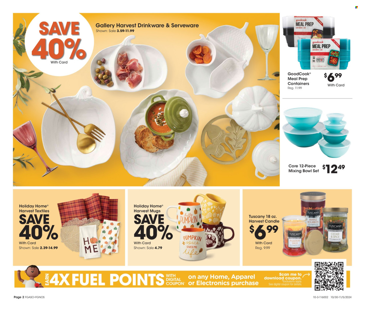 Fred Meyer ad - 10/30/2024 - 11/05/2024. Page 2