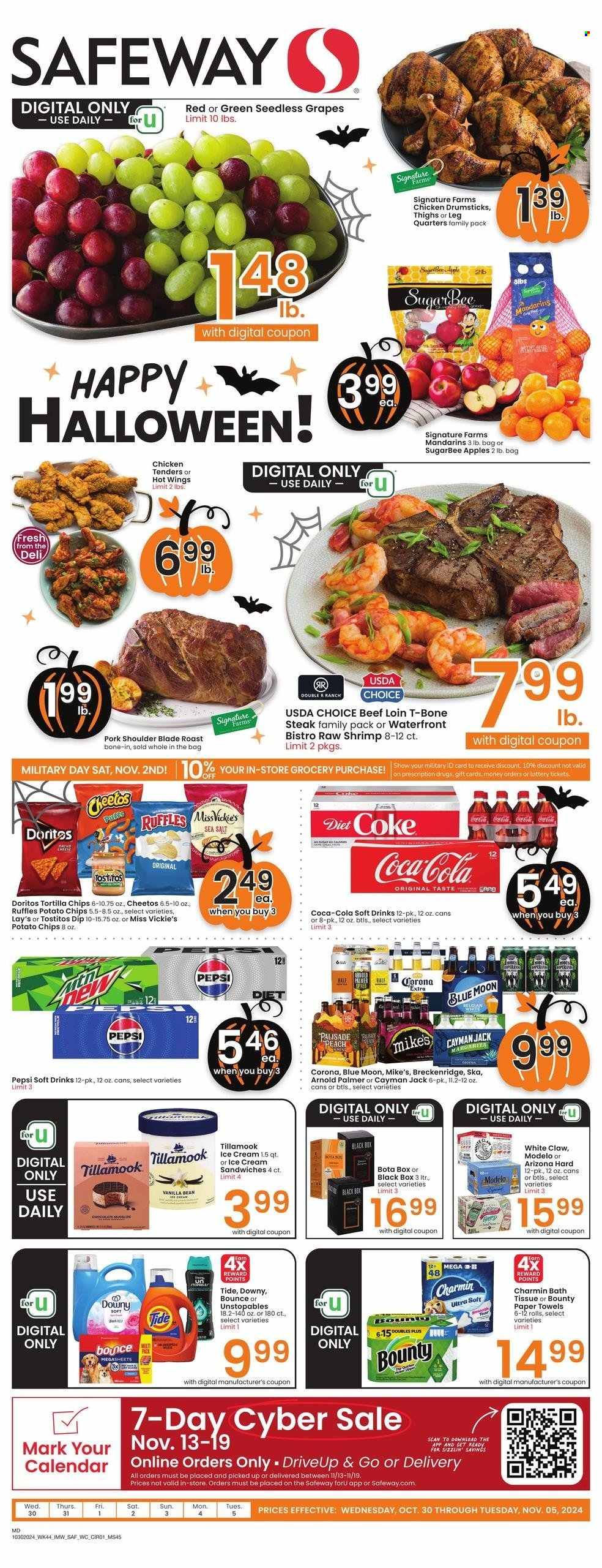 Safeway ad - 10/30/2024 - 11/05/2024. Page 1